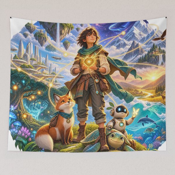 Item preview, The Kind Explorer Original Fantasy Adventure designed and sold by ADEL MASSRY (AM)©.