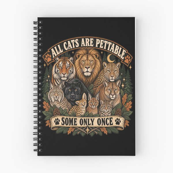 Item preview, Funny All Cats are Pettable Some Only Once Wild Vintage designed and sold by will freed18.