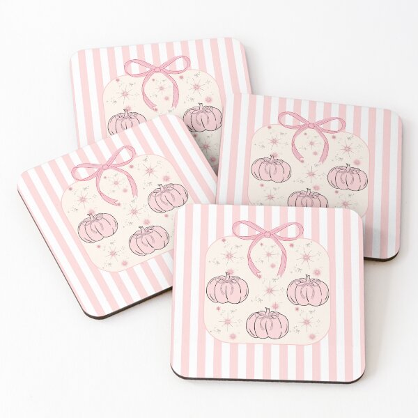 Item preview, Pastel Pink Pumpkin Bow Pattern – Kawaii Girly Autumn Aesthetic Print, Cute Halloween Fall Decor Gift designed and sold by VibranPalette.