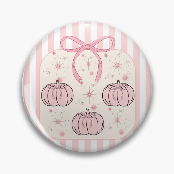 Item preview, Pastel Pink Pumpkin Bow Pattern – Kawaii Girly Autumn Aesthetic Print, Cute Halloween Fall Decor Gift designed and sold by VibranPalette.