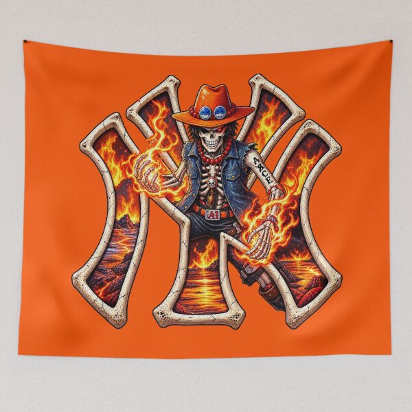 Item preview, Ace Skeleton Fire Fist New York Streetwear Monogram designed and sold by Francisbb.