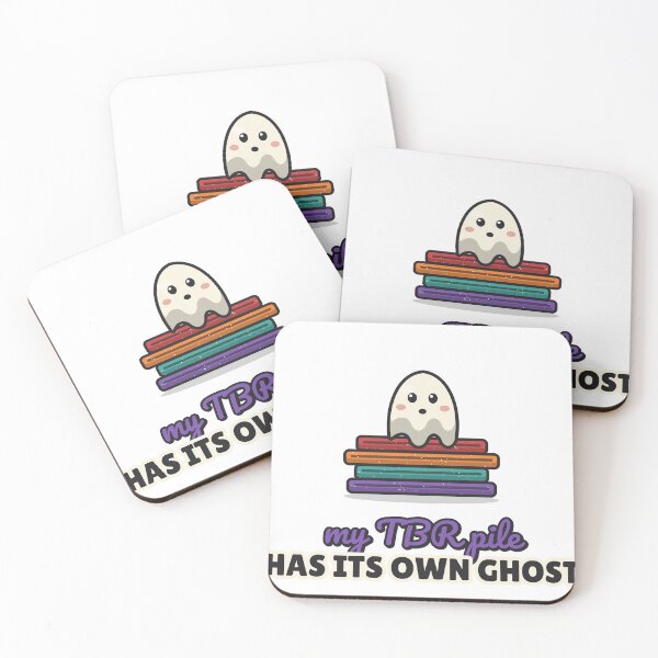 Item preview, My TBR Pile Has Its Own Ghost - Bookish Halloween designed and sold by BooAndBloomCo.