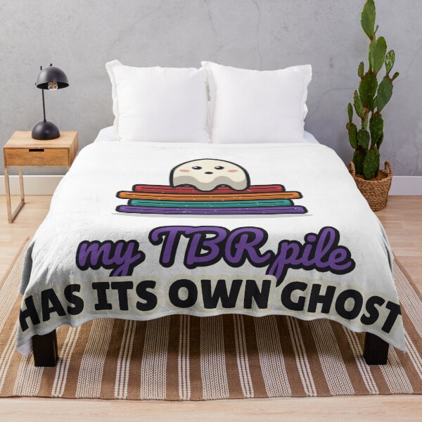 Item preview, My TBR Pile Has Its Own Ghost - Bookish Halloween designed and sold by BooAndBloomCo.