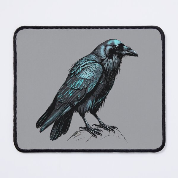 Item preview, Gothic Crow Sticker – Dark Raven Art designed and sold by Timeless Decor.