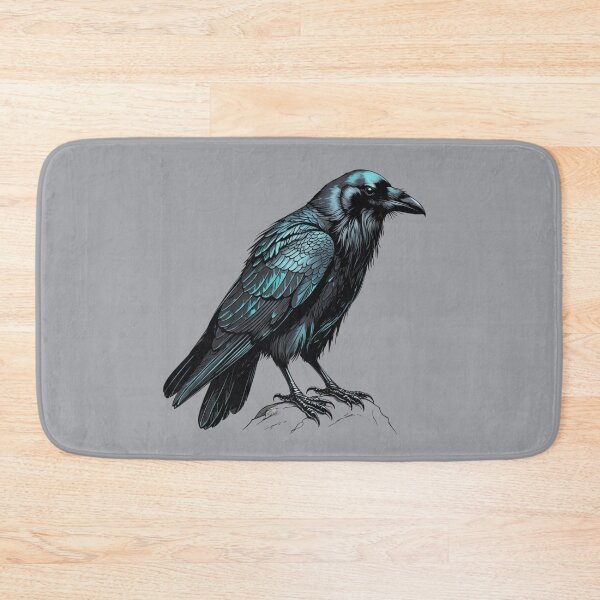 Item preview, Gothic Crow Sticker – Dark Raven Art designed and sold by Timeless Decor.