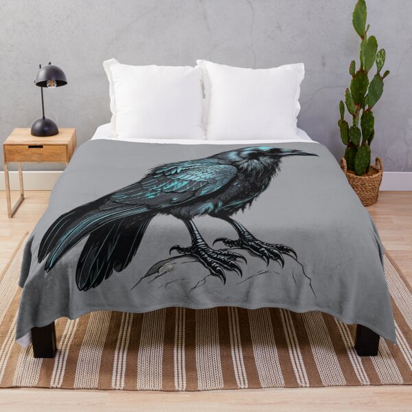 Item preview, Gothic Crow Sticker – Dark Raven Art designed and sold by Timeless Decor.
