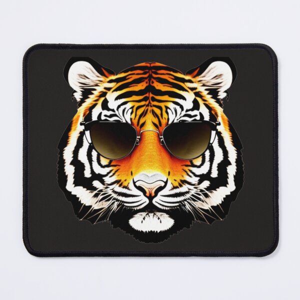 Item preview, Drawing Tiger head with sunglasses designed and sold by The best online style shop.