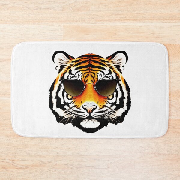 Item preview, Drawing Tiger head with sunglasses designed and sold by The best online style shop.