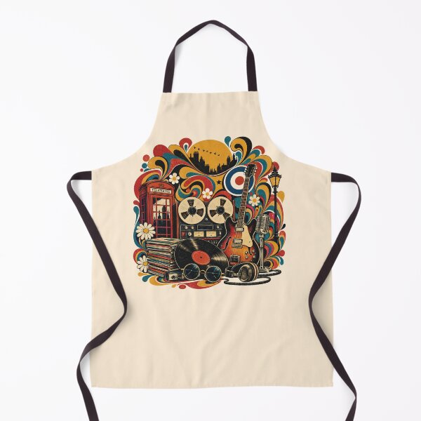 Item preview, Sixty Years of British Invasion Retro Rock Poster Tee designed and sold by Fanverse Merchandise.