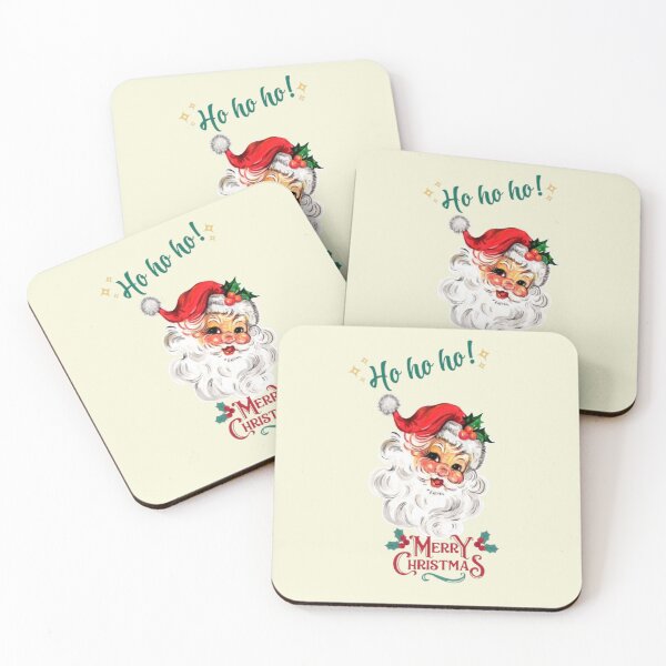 Item preview, Vintage "Ho Ho Ho" Santa – Retro Watercolor Merry Christmas Design designed and sold by PoppaBear71.