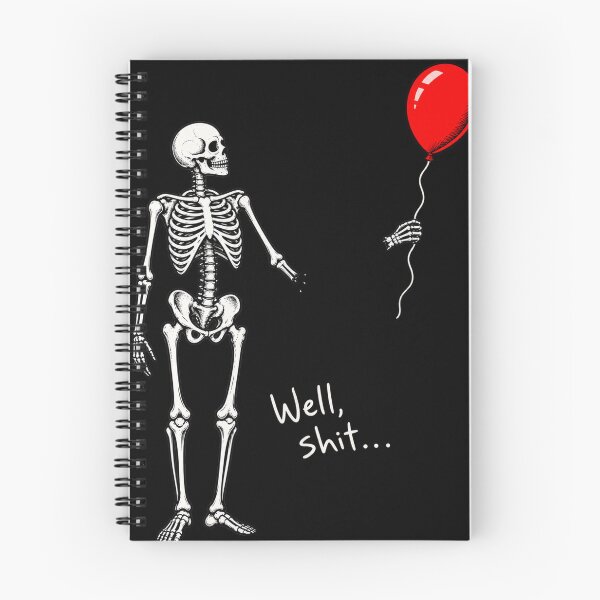 Item preview, Skeleton Lost Balloon Well Shit Funny Saying Quote Men Women designed and sold by will freed18.