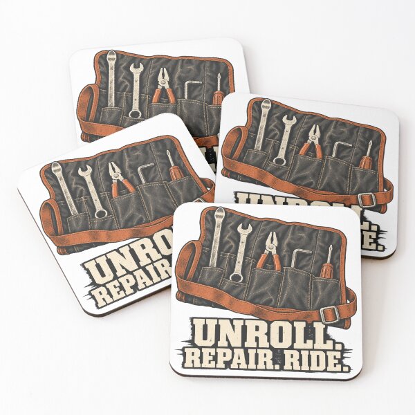 Item preview, Unroll. Repair. Ride. – Motorcycle Tool Roll Art designed and sold by TorqueTheoryLab.