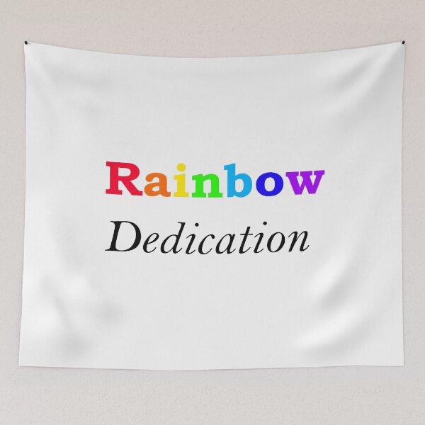 Item preview, Rainbow Dedication designed and sold by TriggerAura.