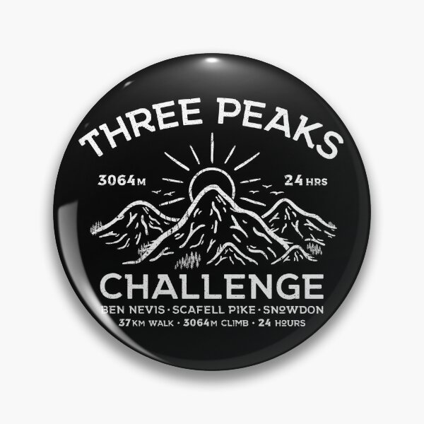 Artikelvorschau, 3 Peaks Challenge entworfen und verkauft von TigerTom Design.