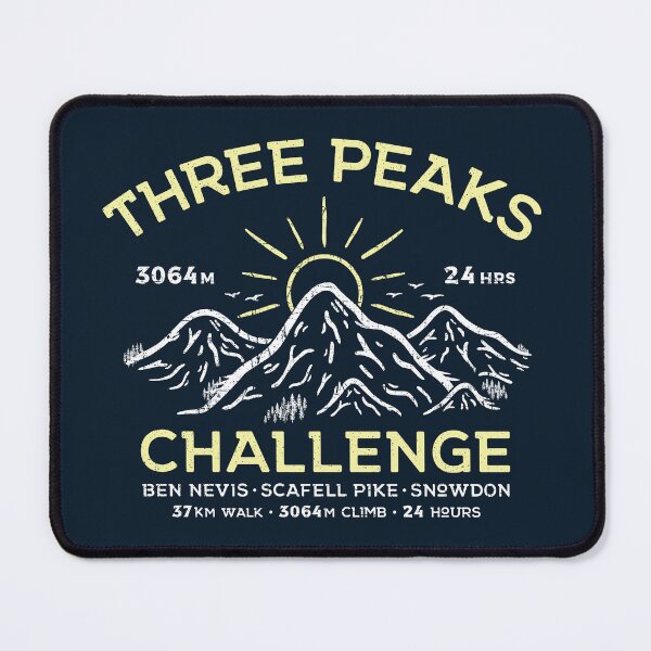 Item preview, 3 Peaks Challenge designed and sold by TigerTom Design.