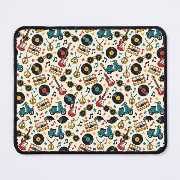Item preview, Mod Revival Retro Doodle Seamless Pattern designed and sold by Fanverse Merchandise.