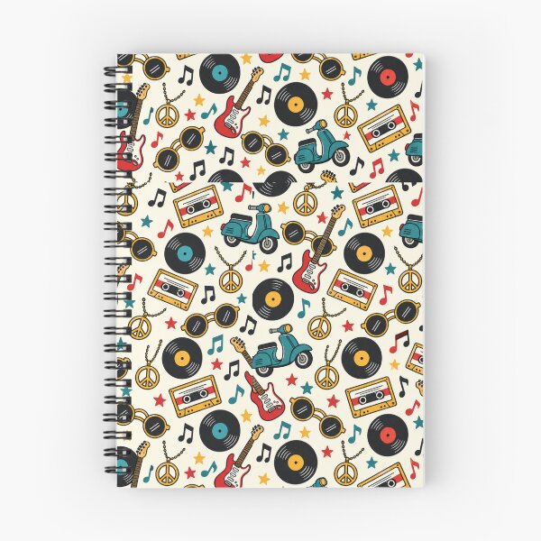 Item preview, Mod Revival Retro Doodle Seamless Pattern designed and sold by Fanverse Merchandise.