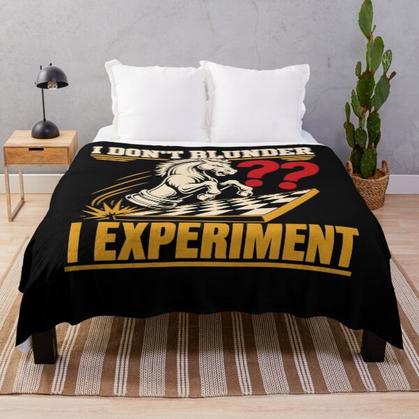 Item preview, I Don't Blunder I Experiment Funny Chess Player Quote Knight designed and sold by clothesy7.