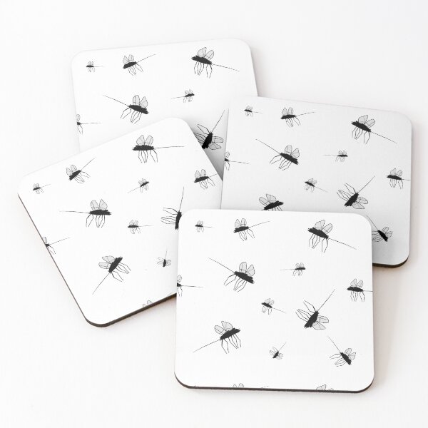 Item preview, Playful Hand-Drawn Mosquito Pattern designed and sold by VitSArt.