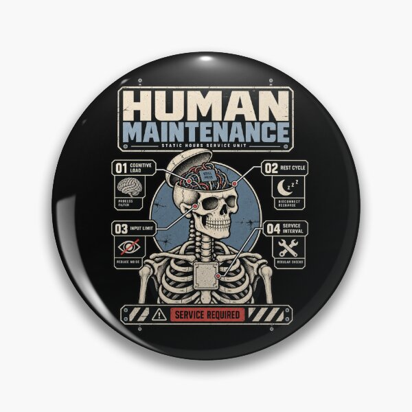 Item preview, Human Maintenance – Vintage Technical Skeleton Manual designed and sold by PhilllandArt.