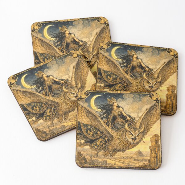 Item preview, Lilith, Queen of the Black Moon | Babylonian Mysticism Wall Art  designed and sold by Stoneflower-Art.