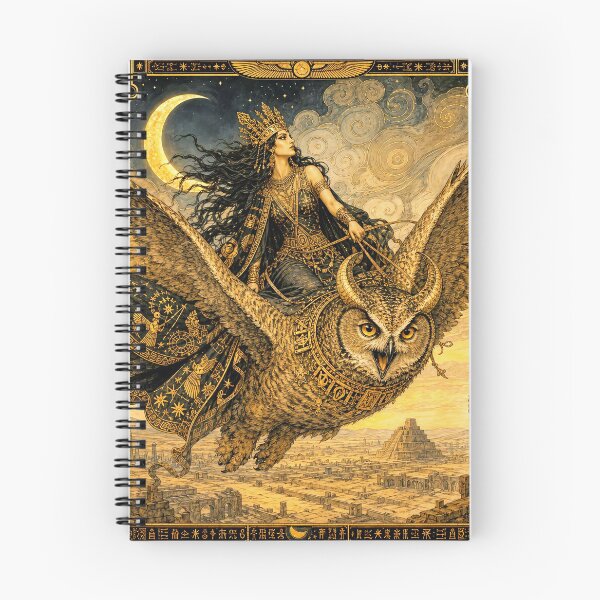 Item preview, Lilith, Queen of the Black Moon | Babylonian Mysticism Wall Art  designed and sold by Stoneflower-Art.