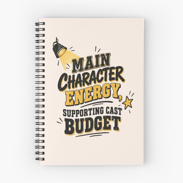Item preview, Main Character Energy Supporting Cast Budget Funny Tee designed and sold by Fanverse Merchandise.