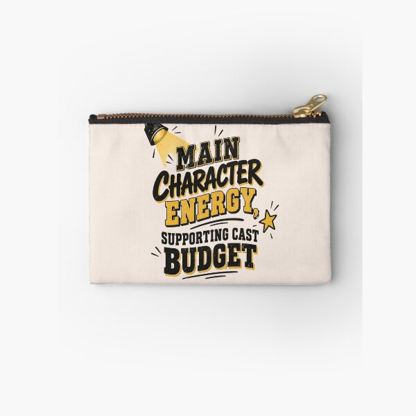 Item preview, Main Character Energy Supporting Cast Budget Funny Tee designed and sold by Fanverse Merchandise.