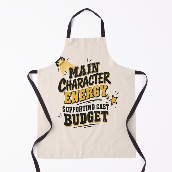 Item preview, Main Character Energy Supporting Cast Budget Funny Tee designed and sold by Fanverse Merchandise.