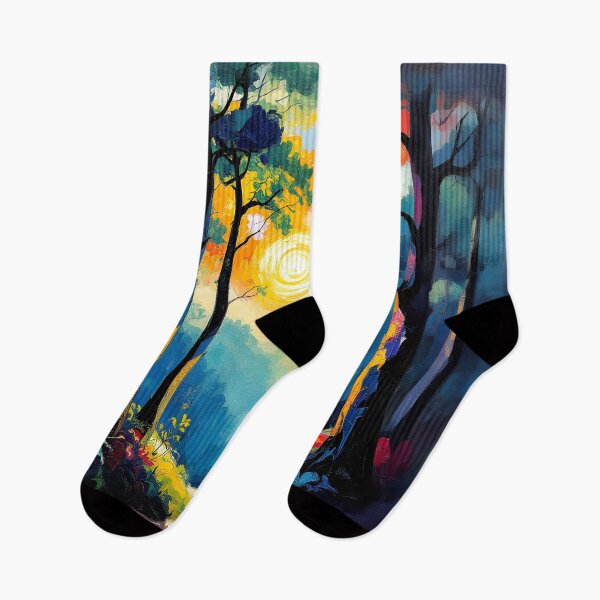 Item preview, Impasto Forest Sunrise designed and sold by ByNicoleSara.