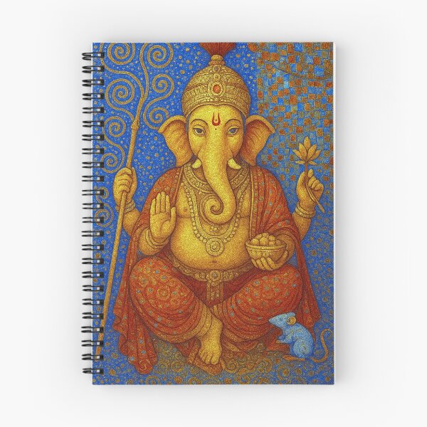 Item preview, Ganesha – God of Wisdom and Good Fortune Painting designed and sold by GalleryKauffeld.