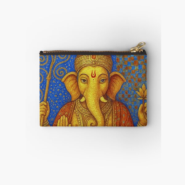 Item preview, Ganesha – God of Wisdom and Good Fortune Painting designed and sold by GalleryKauffeld.