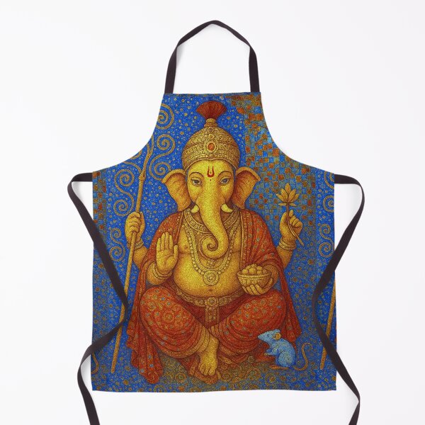 Item preview, Ganesha – God of Wisdom and Good Fortune Painting designed and sold by GalleryKauffeld.
