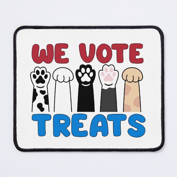 Item preview, We vote treats, cute cat paws voting designed and sold by BigfeetLittlepaws.
