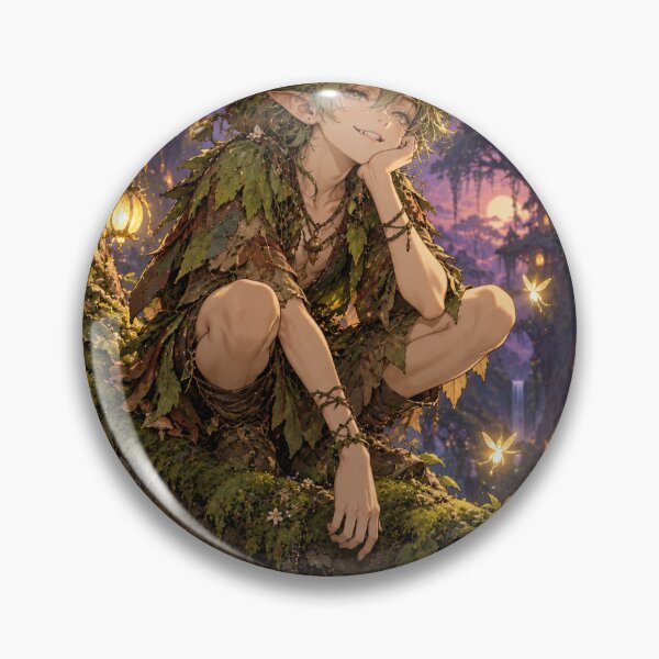 Item preview, Puck Mischievous Forest Sprite Portrait designed and sold by Crafts4Fun.