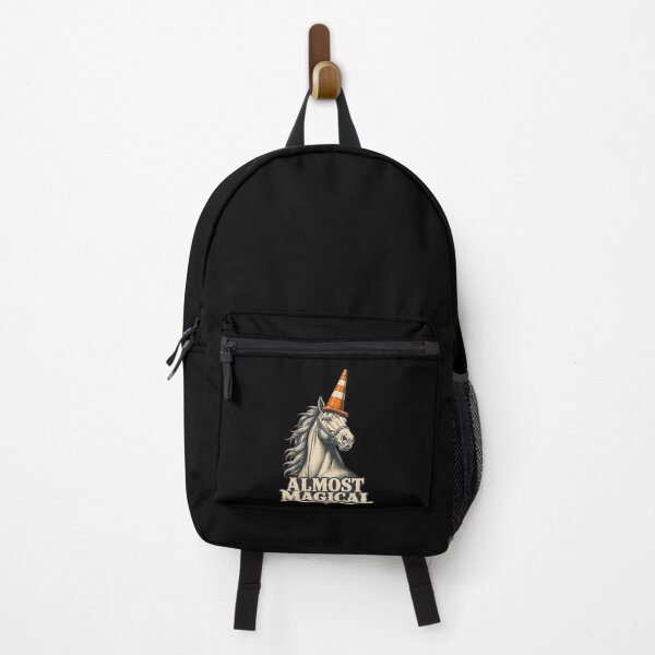 Item preview, Vintage Almost Magical Horse Traffic Cone Unicorn Humor Gifts designed and sold by LeSoniPapaPrint.