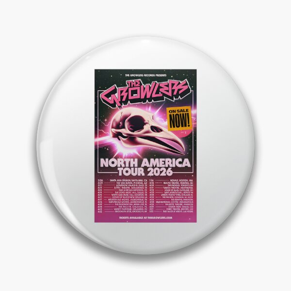 Item preview, The G r o w l e r s North America Tour 2026 designed and sold by Veleriart.