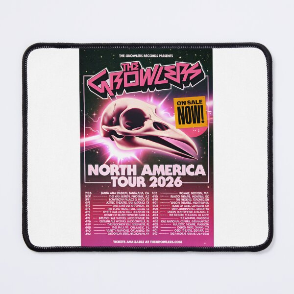 Item preview, The G r o w l e r s North America Tour 2026 designed and sold by Veleriart.