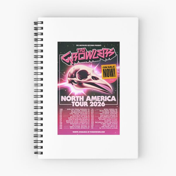 Item preview, The G r o w l e r s North America Tour 2026 designed and sold by Veleriart.