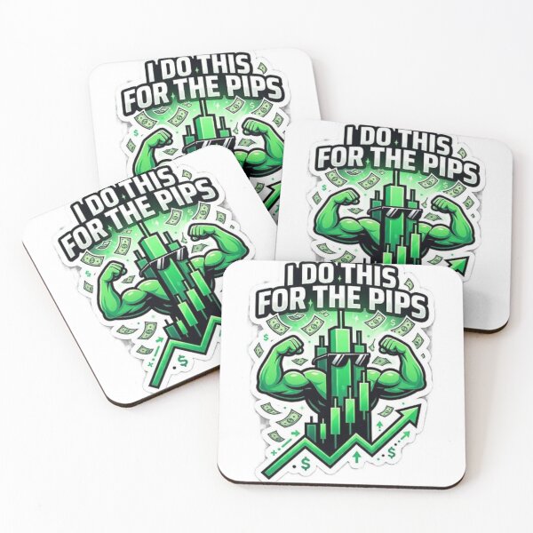 Item preview, I Do This For The Pips Trader Sticker designed and sold by Ciphern.