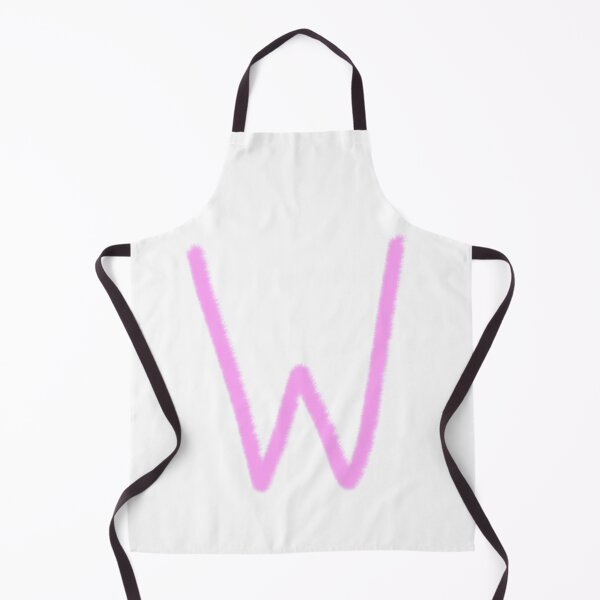 Item preview, Kawaii Letter W - Pink Fluffy Monogram Initial designed and sold by iampaulmorris.