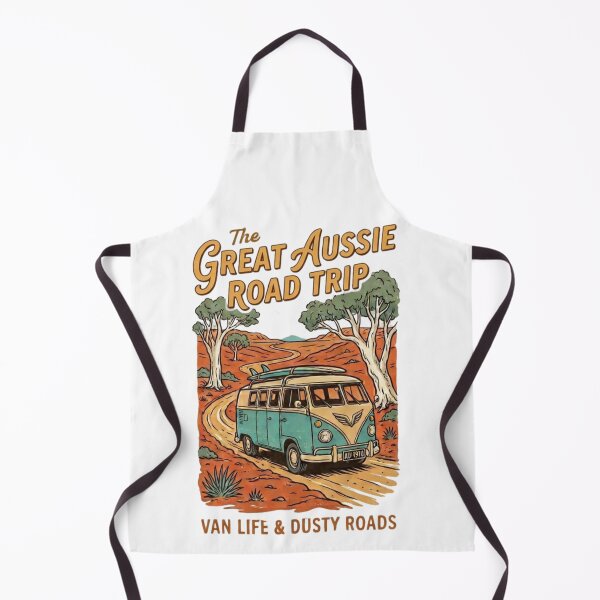 Item preview, The Great Aussie Road Trip - Retro Australian Van Life designed and sold by MK-WOOD.