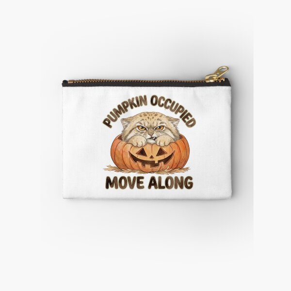 Item preview, Funny Halloween Pallas Cat In Pumpkin Watercolor Art designed and sold by PawtopiaArt.