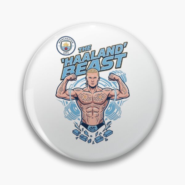 Item preview, The Haaland Beast Manchester City Fan Art designed and sold by annaarthk.