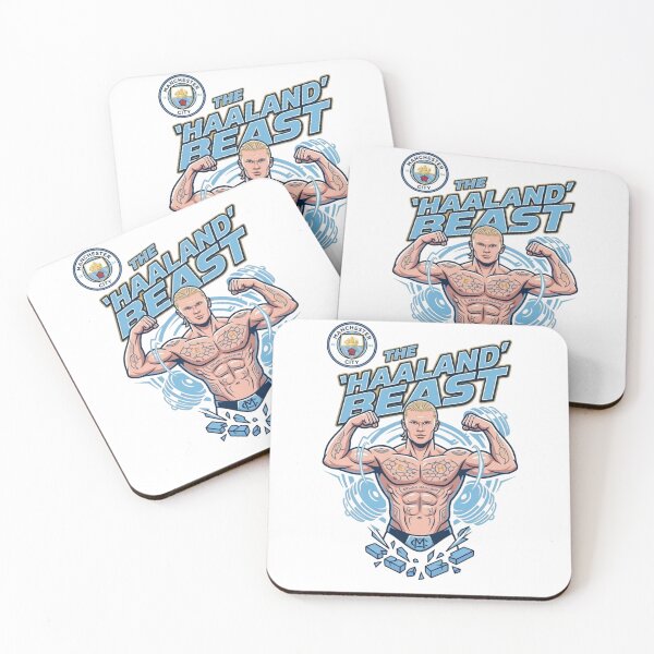 Item preview, The Haaland Beast Manchester City Fan Art designed and sold by annaarthk.