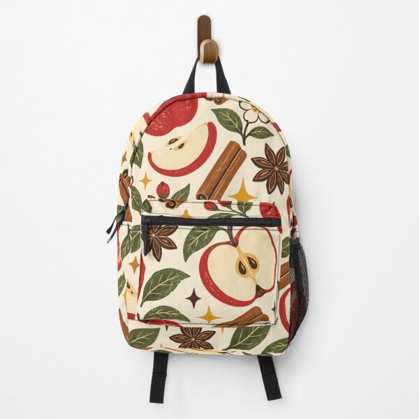 Item preview, Vintage Apple Harvest Retro Kitchen Pattern designed and sold by Golden Era Studio.