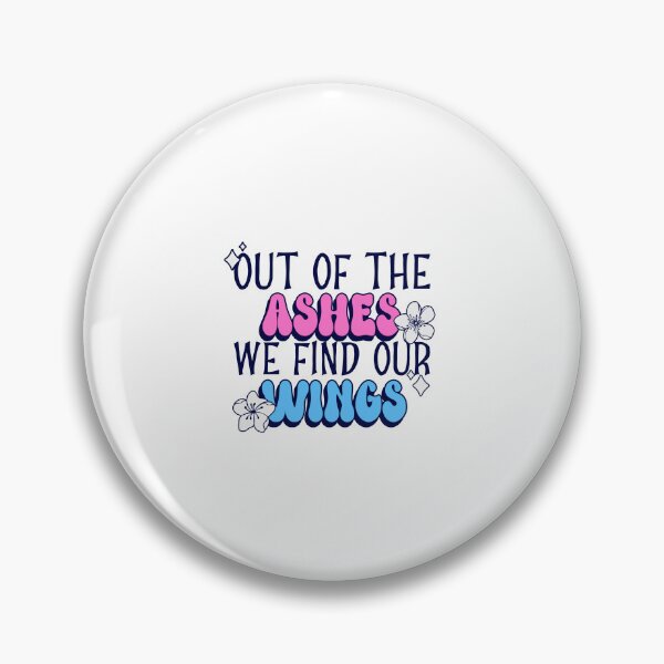 Item preview,  Out Of The Ashes We Find Our Wings - Retro designed and sold by chatzous.