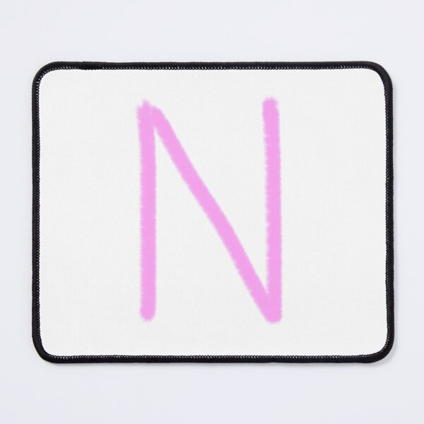 Item preview, Kawaii Letter N - Pink Fluffy Monogram Initial designed and sold by iampaulmorris.
