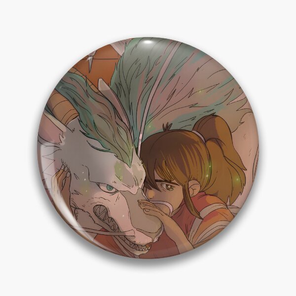 Item preview, strong art girl [[chihiros's]] go -%[ghiblis]%- flying aways dragon designed and sold by Amorrieart.