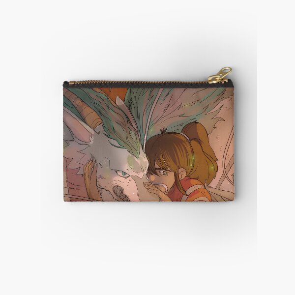 Item preview, strong art girl [[chihiros's]] go -%[ghiblis]%- flying aways dragon designed and sold by Amorrieart.